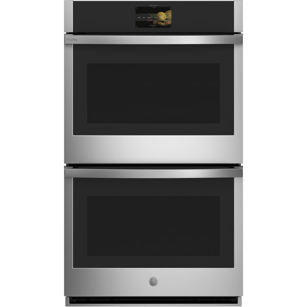 GE Profile 30" Smart Convection Electric Double Wall Oven with In-Oven